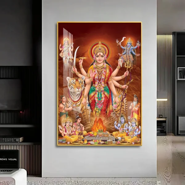 Devi Durga Virtual Wall Art