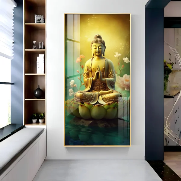 Golden Buddha Virtual Wall Art