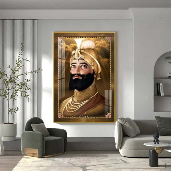 Guru Gobind Singh Virtual Wall Art – Divine Prosperity for Your Digital Home - Image 3