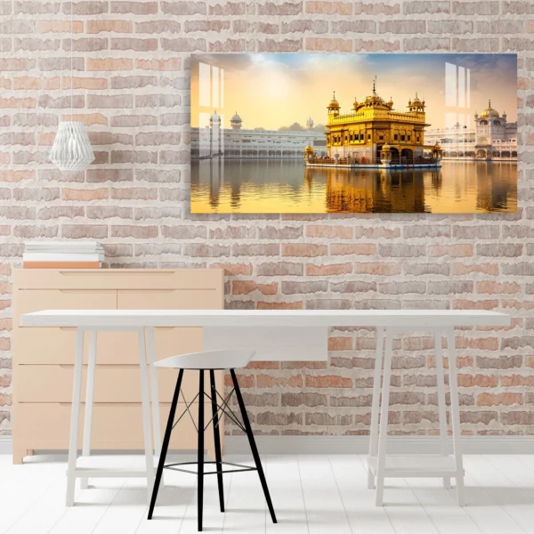 Holy Place Golden Temple Virtual Wall Art – Divine Prosperity for Your Digital Home - Image 4