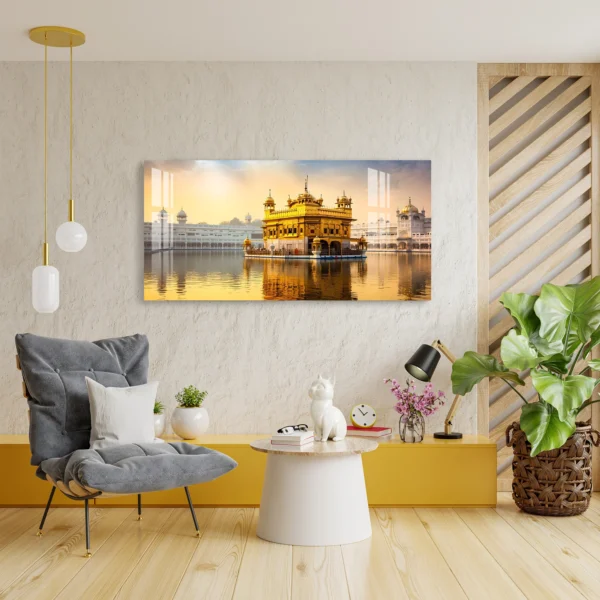 Holy Place Golden Temple Virtual Wall Art – Divine Prosperity for Your Digital Home - Image 2