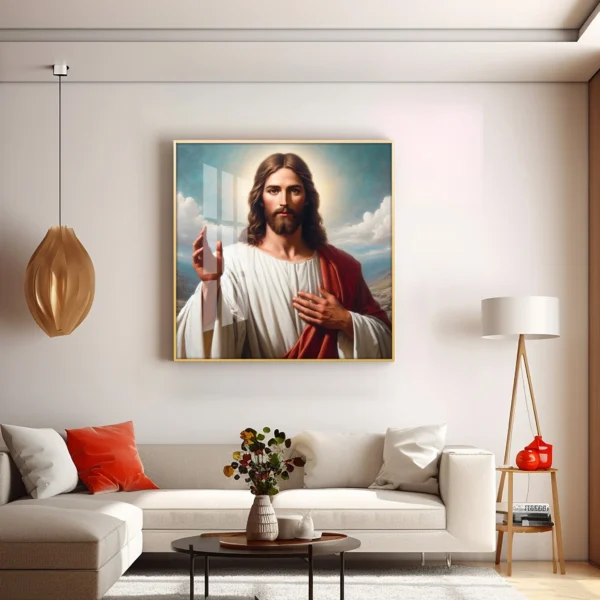 Jesus Christ Virtual Wall Art – Divine Prosperity for Your Digital Home - Image 4