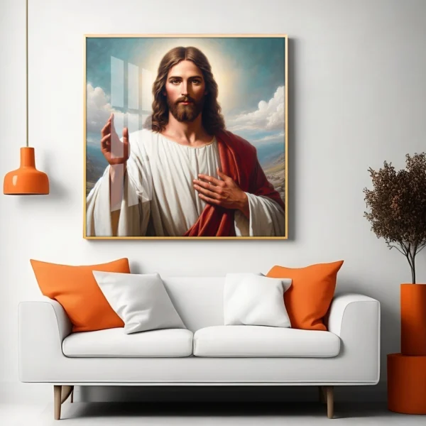 Jesus Christ Virtual Wall Art – Divine Prosperity for Your Digital Home - Image 3
