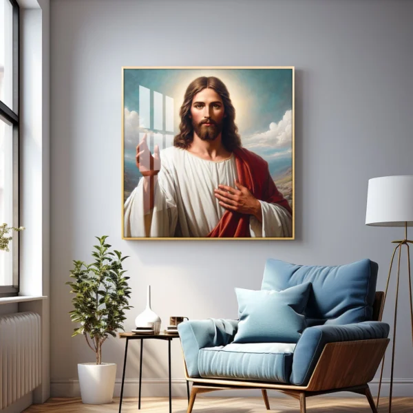 Jesus Christ Virtual Wall Art – Divine Prosperity for Your Digital Home - Image 2