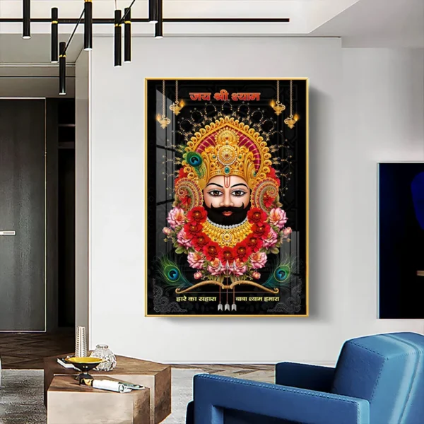 Khatu Shyam Baba Digital Wall Art – Divine Prosperity for Your Digital Home - Image 4