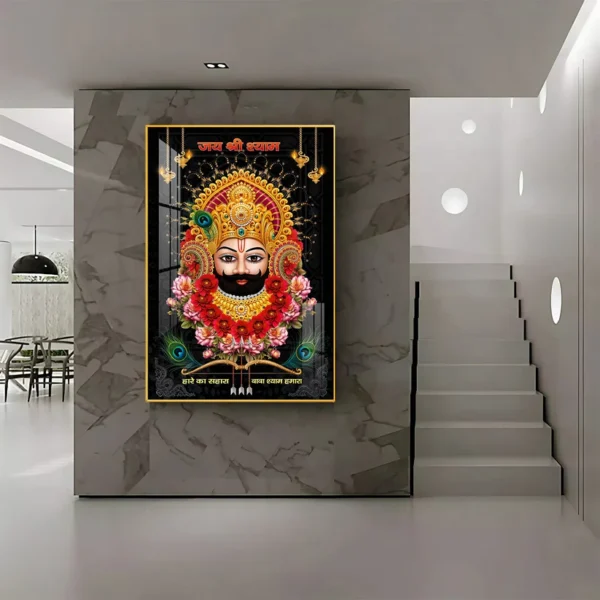Khatu Shyam Baba Digital Wall Art – Divine Prosperity for Your Digital Home - Image 3