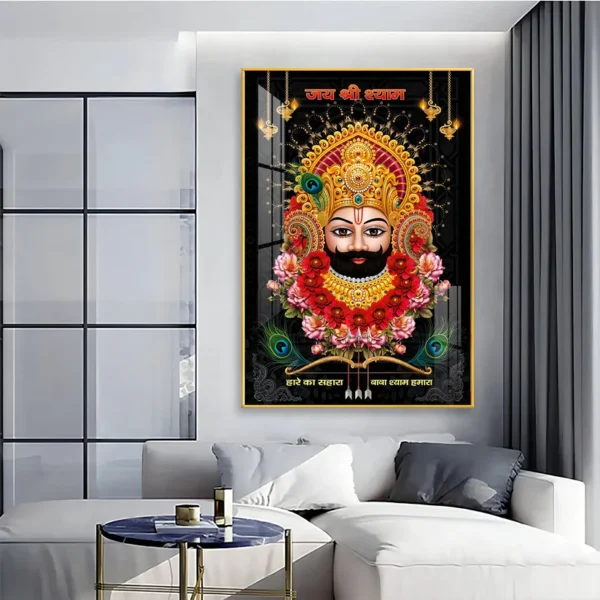 Khatu Shyam Baba Digital Wall Art – Divine Prosperity for Your Digital Home - Image 2