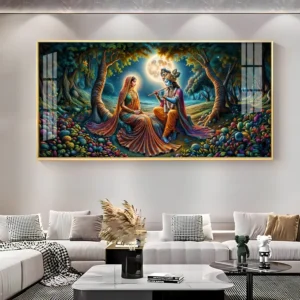 Krishna Radha Virtual Wall Frame