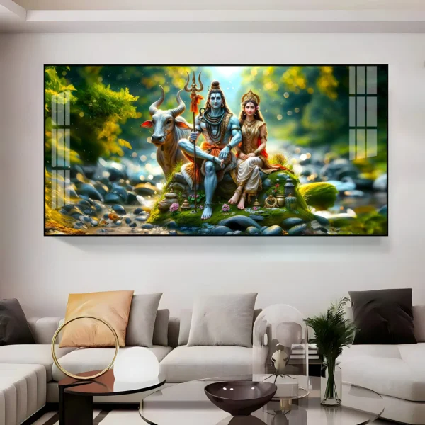 Lord Shiva and Shakti Digital Wall Art – Divine Prosperity for Your Digital Home - Image 5