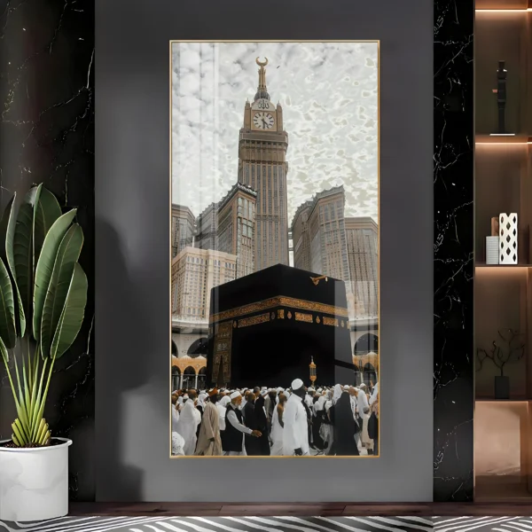 Mecca & Abraj Al-Bait Virtual Wall Art – Divine Prosperity for Your Digital Home - Image 4