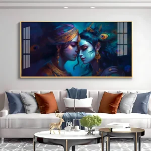 Radha Krishna Digital Wall Art for the Virtual Home