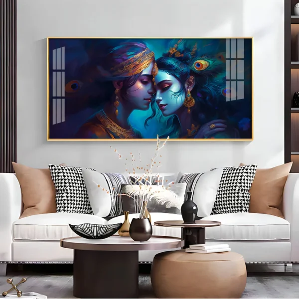 Radha Krishna Digital Wall Art for the Virtual Home - Image 4