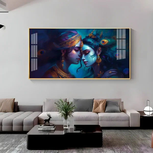 Radha Krishna Digital Wall Art for the Virtual Home - Image 2