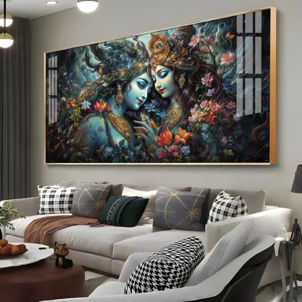 Radha Krishna Virtual Wall Frame – Divine Prosperity for Your Digital Home - Image 3