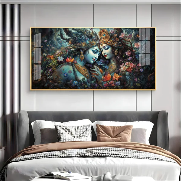 Radha Krishna Virtual Wall Frame – Divine Prosperity for Your Digital Home - Image 2
