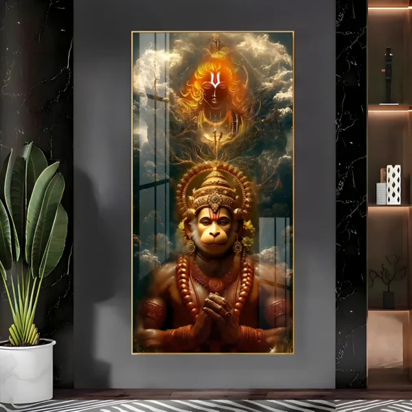 Sankatmochan Hanuman Virtual Wall Frame – Divine Prosperity for Your Digital Home - Image 5