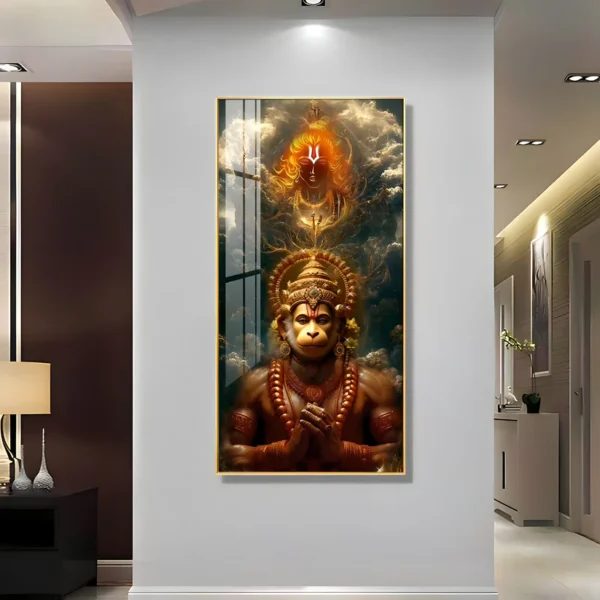 Sankatmochan Hanuman Virtual Wall Frame – Divine Prosperity for Your Digital Home - Image 4