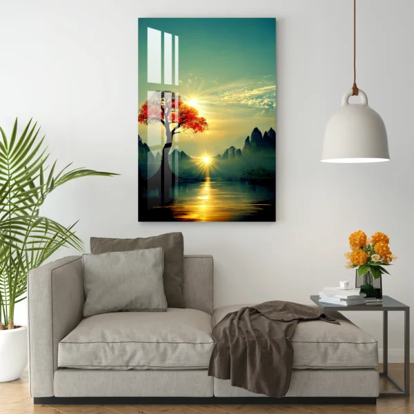 Serene Morning Glow Virtual Wall Art – Divine Prosperity for Your Digital Home - Image 3