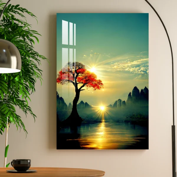 Serene Morning Glow Virtual Wall Art – Divine Prosperity for Your Digital Home - Image 2