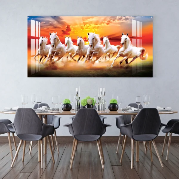 Seven Running Horses Virtual Wall Art – Divine Prosperity for Your Digital Home - Image 3