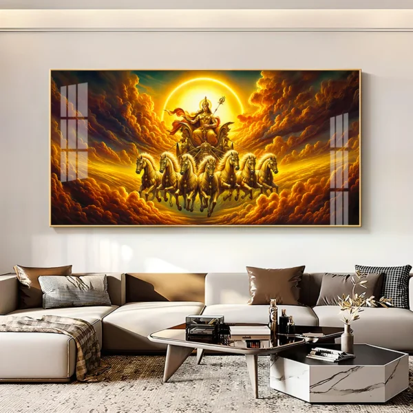 Surya Bhagwan Virtual Wall Frame – Divine Prosperity for Your Digital Home - Image 4