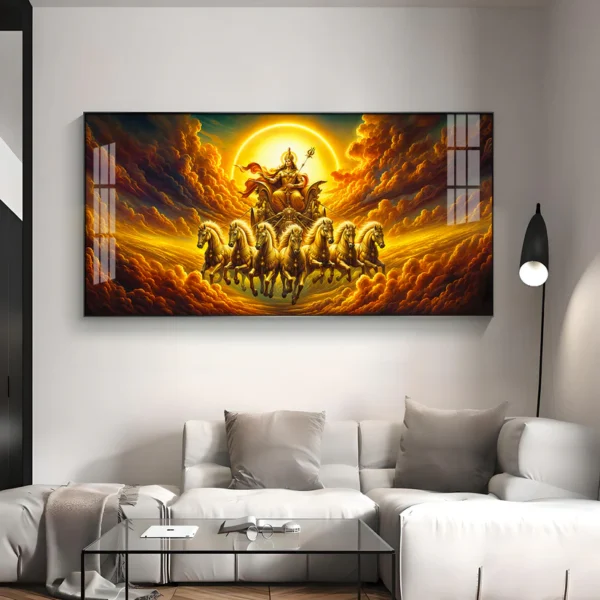 Surya Bhagwan Virtual Wall Frame – Divine Prosperity for Your Digital Home - Image 3