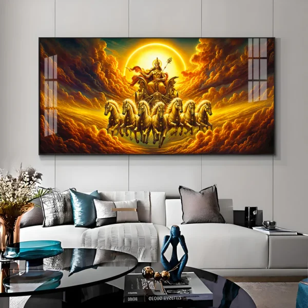 Surya Bhagwan Virtual Wall Frame – Divine Prosperity for Your Digital Home - Image 2